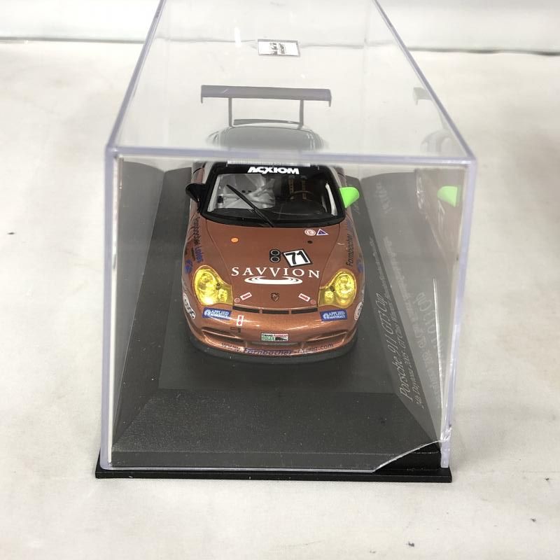 【中古】ミニチャンプス 1/43 ポルシェ 911 GT3 カップ 2005 デイトナ SAVVION #71 400056271 開封品[97]