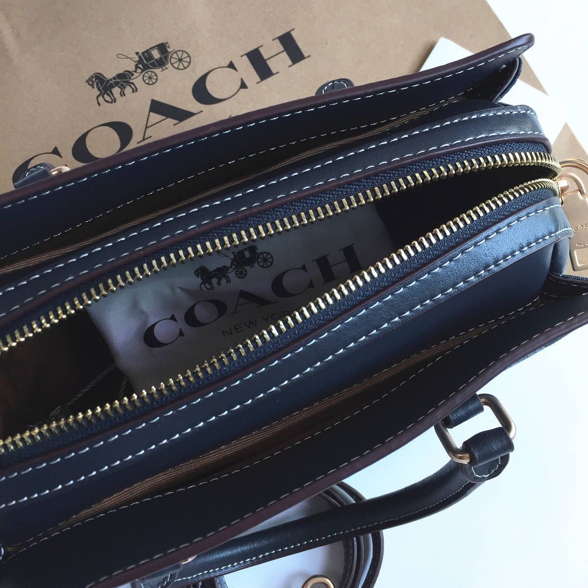 ☆新品☆コーチ/COACH バッグ CH859 デニム 手提げバッグ ショルダー