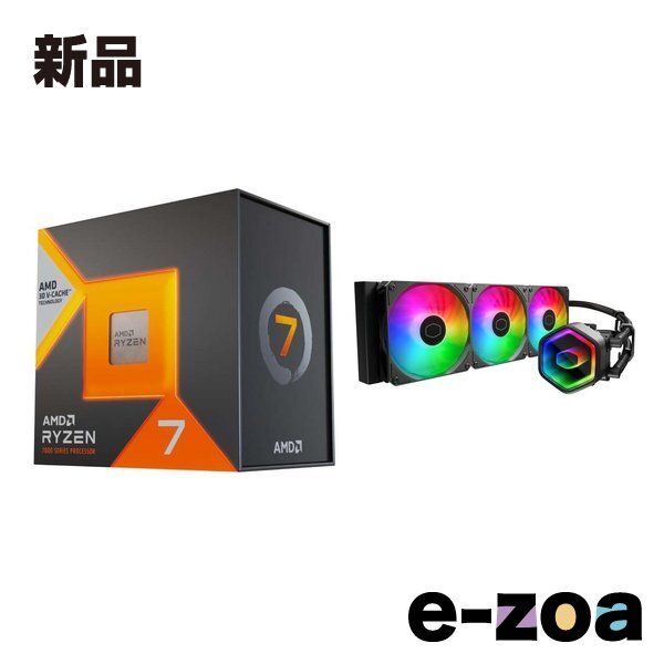AMD エーエムディー 夏初パック2025 for Gamer Ryzen7-7800X3D W|O Cooler MASTERLIQUID 360 CoreII ASK7800X3DMLWD36MA18PAR1 2652252