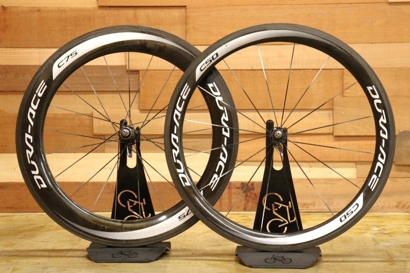 デュラエース C75ペア　シマノ１１速　チューブラー シマノ SHIMANO デュラエース DURA-ACE WH-9000 C75 C50