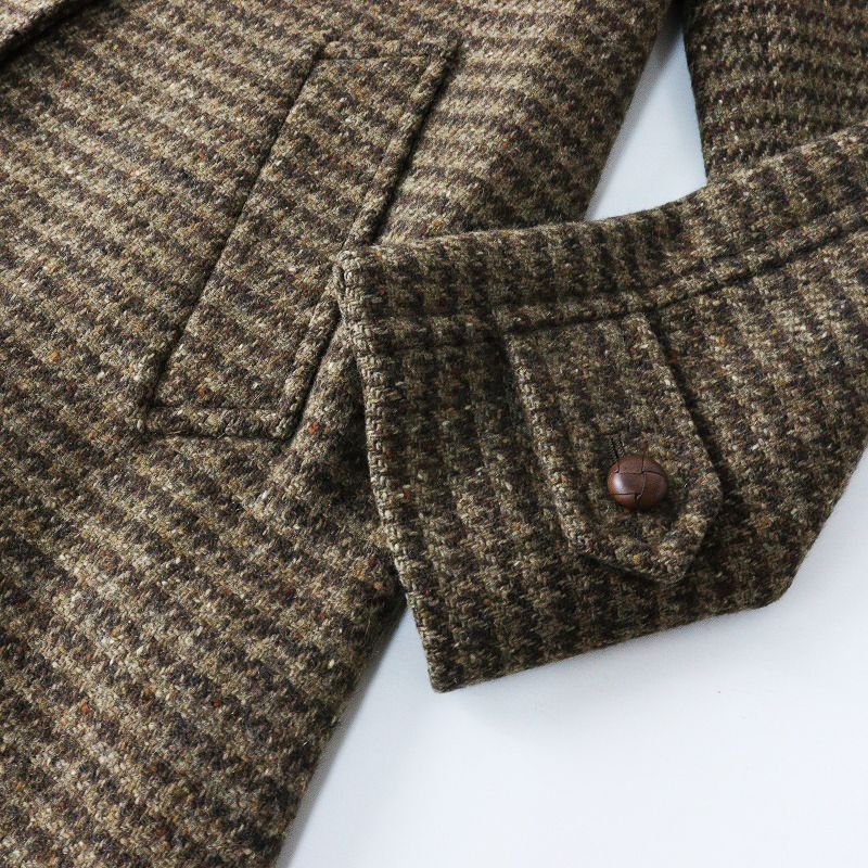 美品✨ マーガレットハウエル　ハリスツイード　チドリ　ステンカラー　コート 美品✨ マーガレットハウエルハリスツイードチドリステンカラーコート