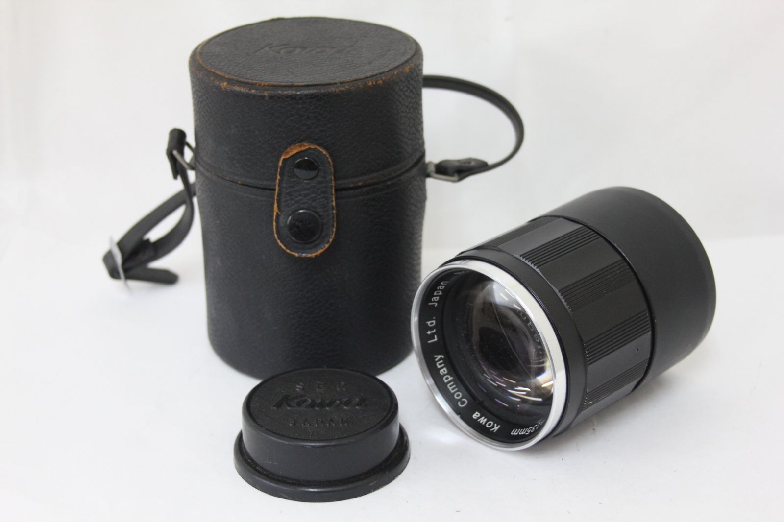 返品保証 コーワ Kowa Ser 135mm F4 フード ケース付き レンズ M5247