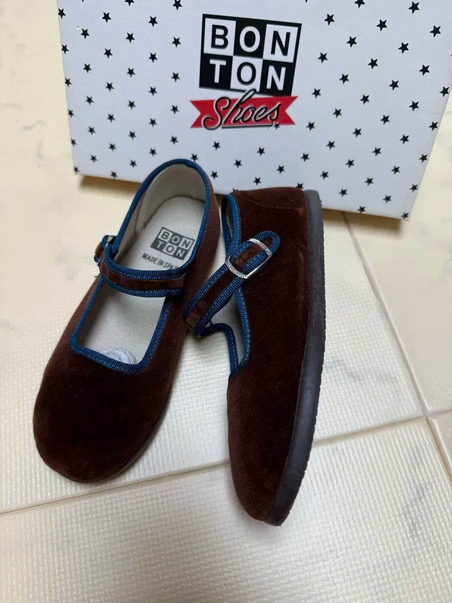  ボントン メアリー ジェーン 茶色 29 サイズ その他 キッズシューズ