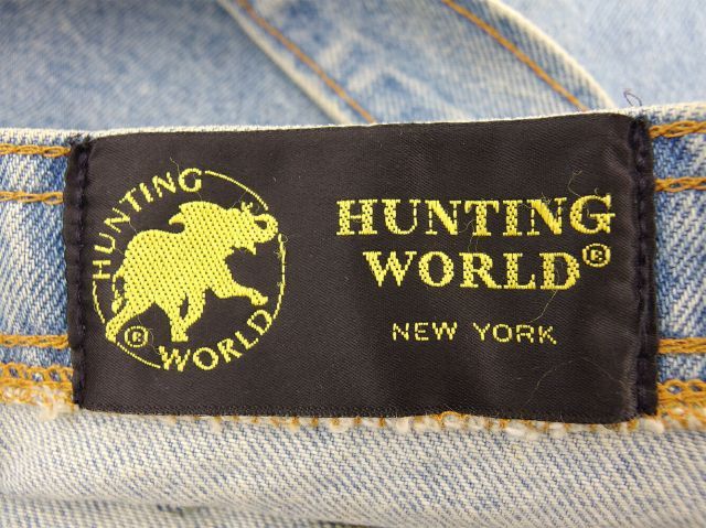 【blue】ハンティングワールド　HUNTING WORLD　トートバッグ HUNTING WORLD/ハンティングワールド トートバッグ 90年代 Made