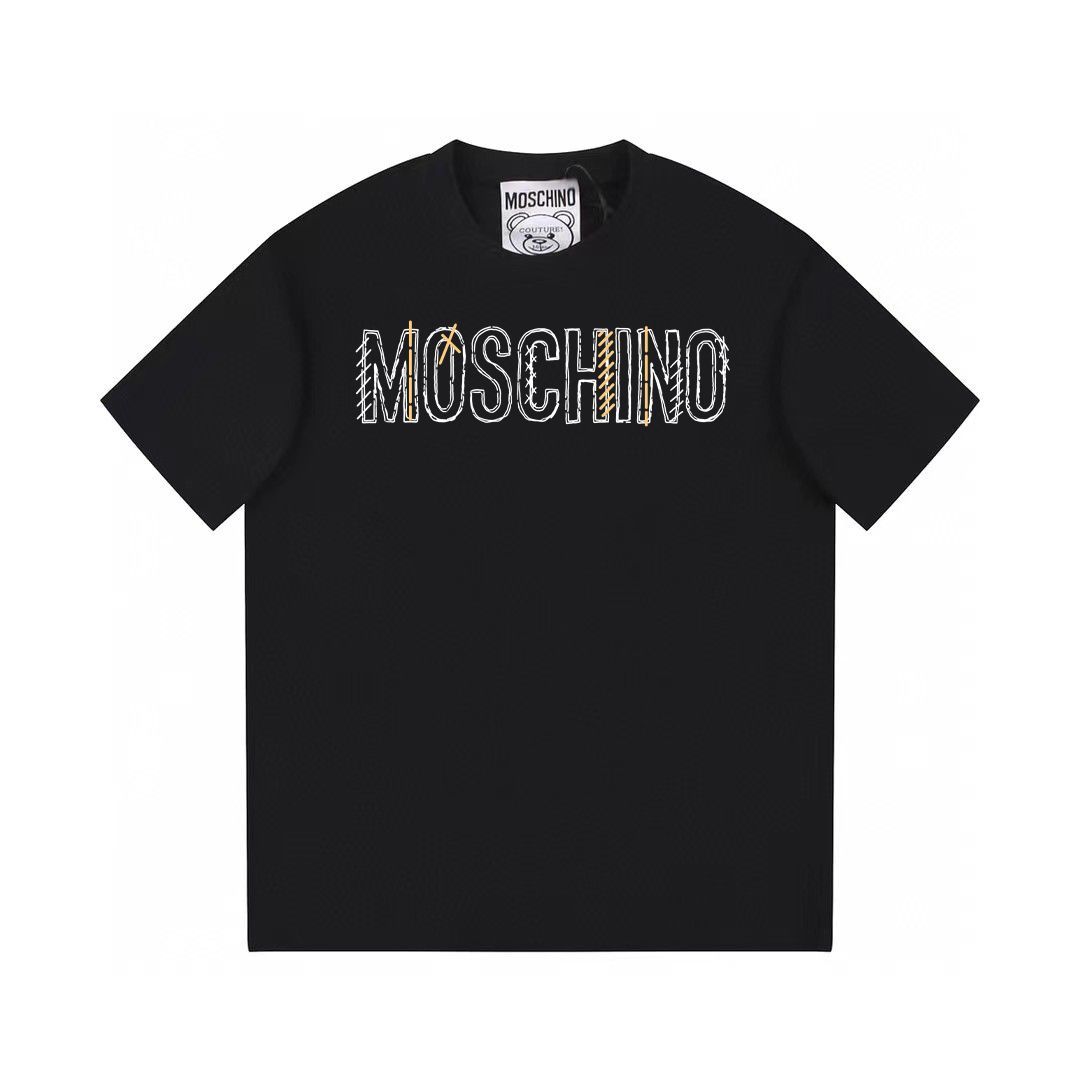 Moschino モスキーノ クラシック プリント 半袖 Tシャツ