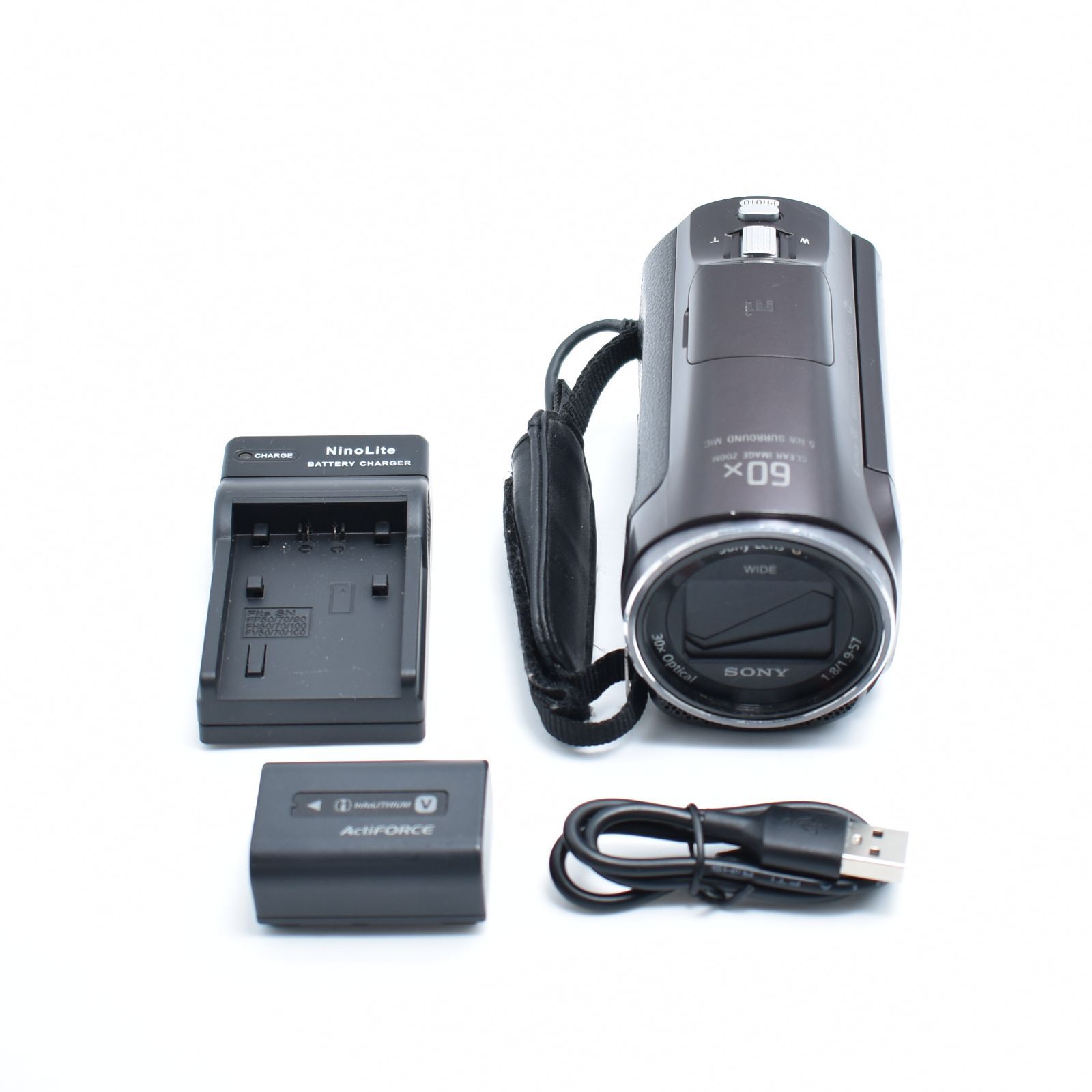 B 7480 SONY HDビデオカメラ Handycam HDR-CX670 ボルドーブラウン 光学30倍 HDR-CX670-T