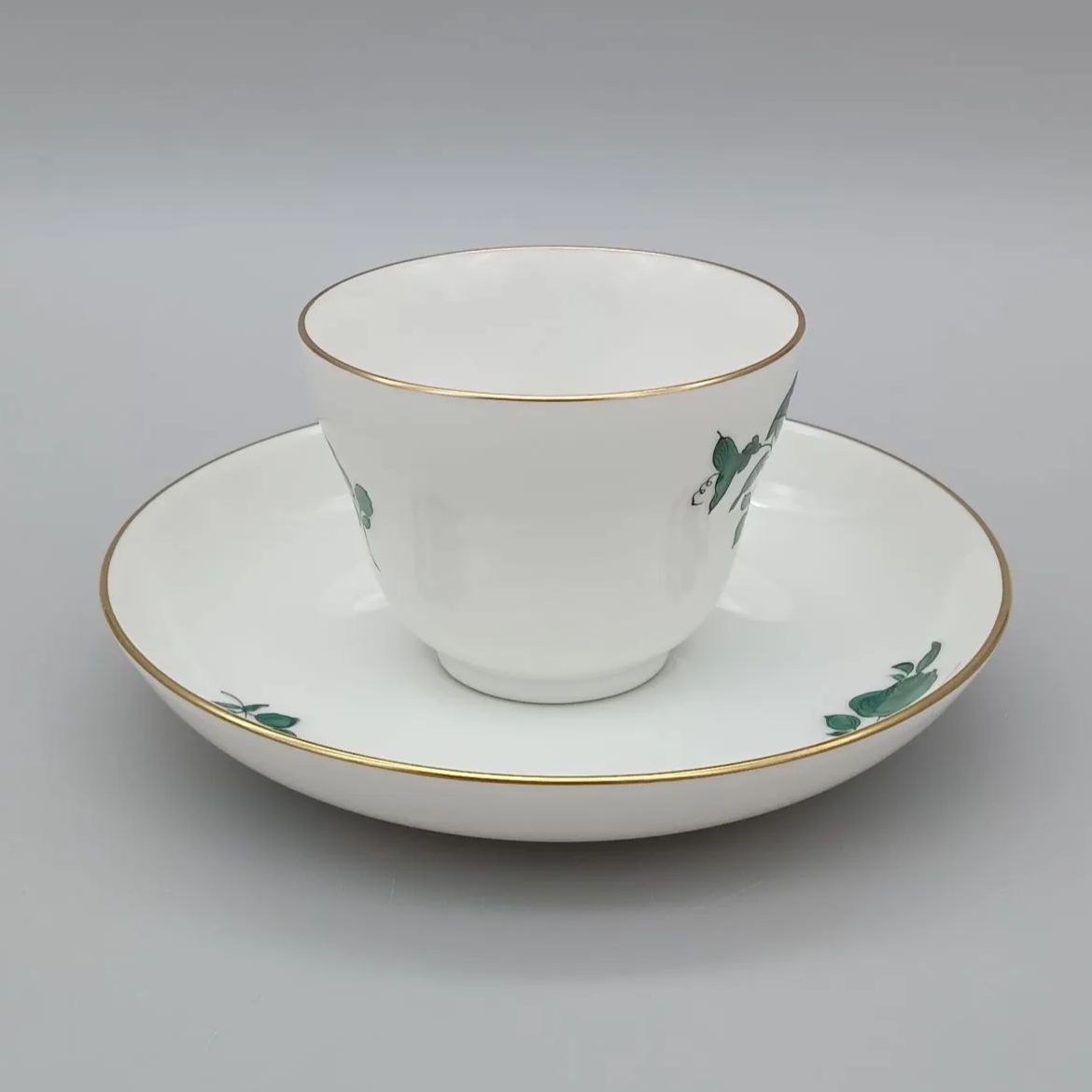 アウガルテン マリアテレジア グリーン デミタス カップ