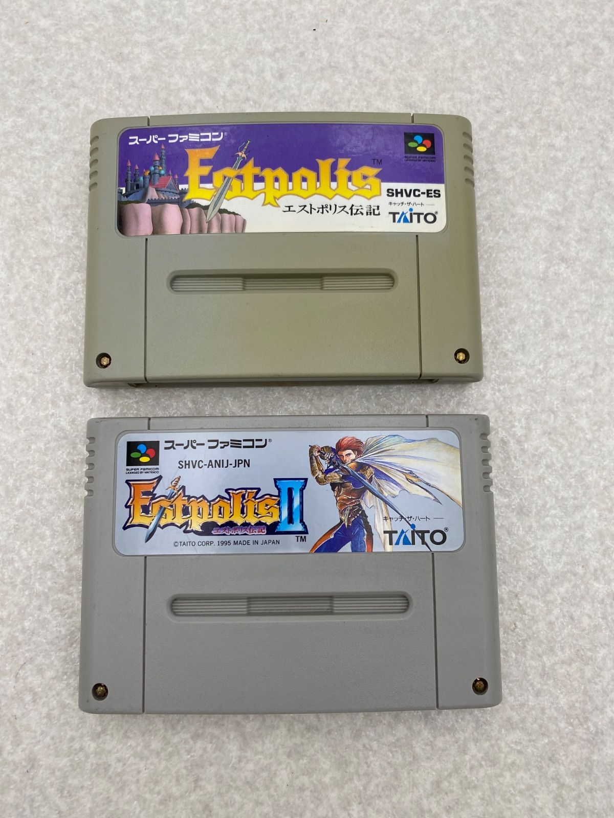 エストポリス伝記 1・2 スーパーファミコン ソフトのみ 2点
