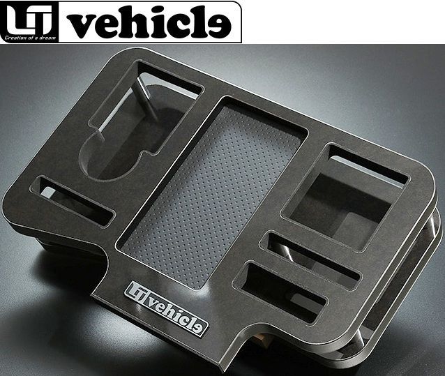 M s 200系 ハイエース UIVehicle ドリンク＆スマホホルダー ダークプライム仕様 黒木目 ユーアイビークル ドリンクホルダー カップホルダー 携帯ホルダー 車内ホルダー パーツ 部品 200ハイエース ナロー ワイド 1900004686