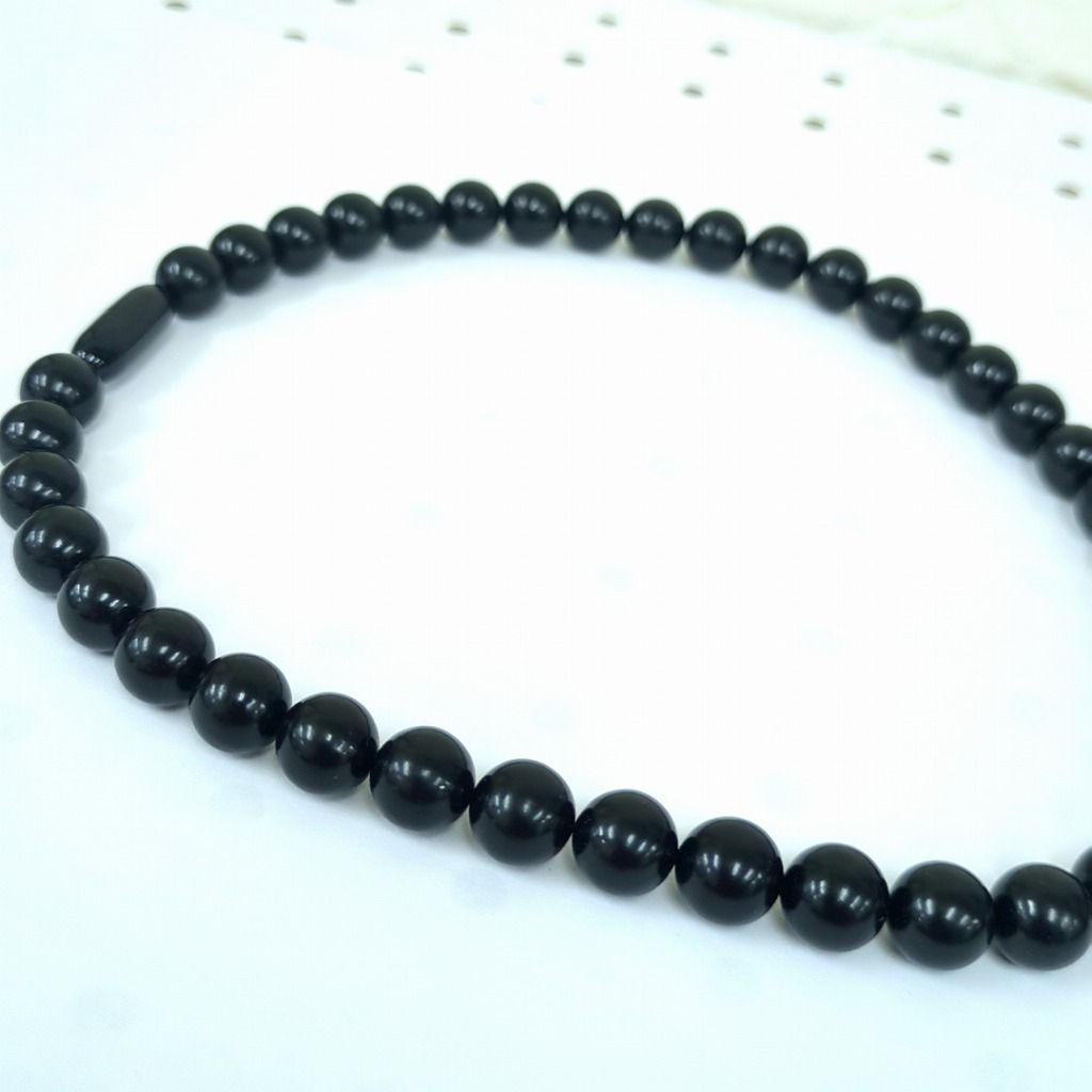 Victorian JET 天然ジェット ジェット ネックレス 鑑定書付き