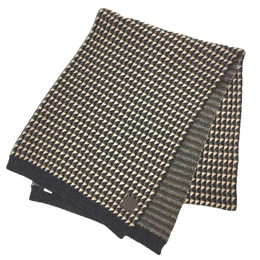 セール LOUIS VUITTON ルイヴィトン マフラー M75372 幾何学模様