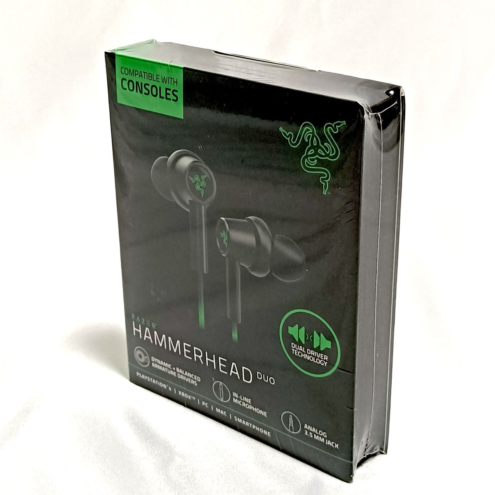 Razer - 専用【新品未開封】Hammerhead Duo Console Razer Hammerhead Duo Console In-ear Headphones Dual Driver