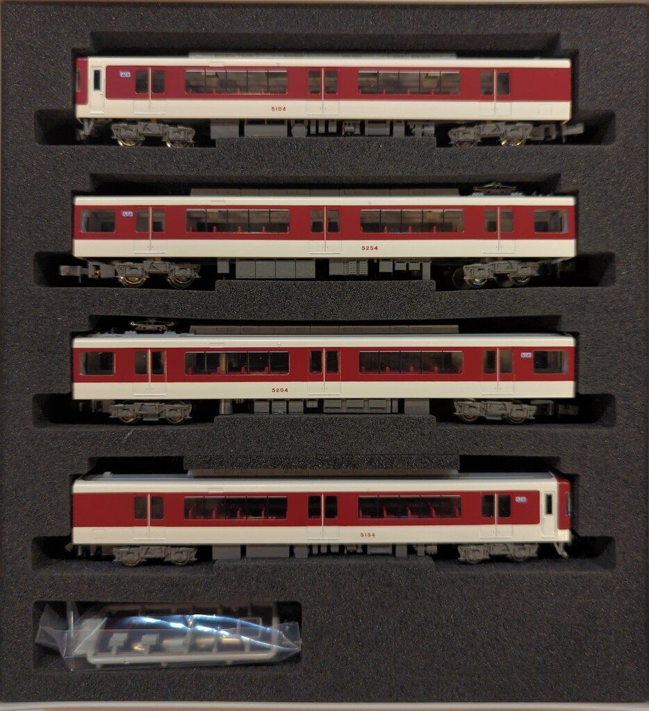 Nゲージ GREENMAX 近鉄5200系電車 動力付き4両編成セット 4078 GREENMAX 4078 GREENMAX 近鉄5200系 更新車 4両セット 未使用品