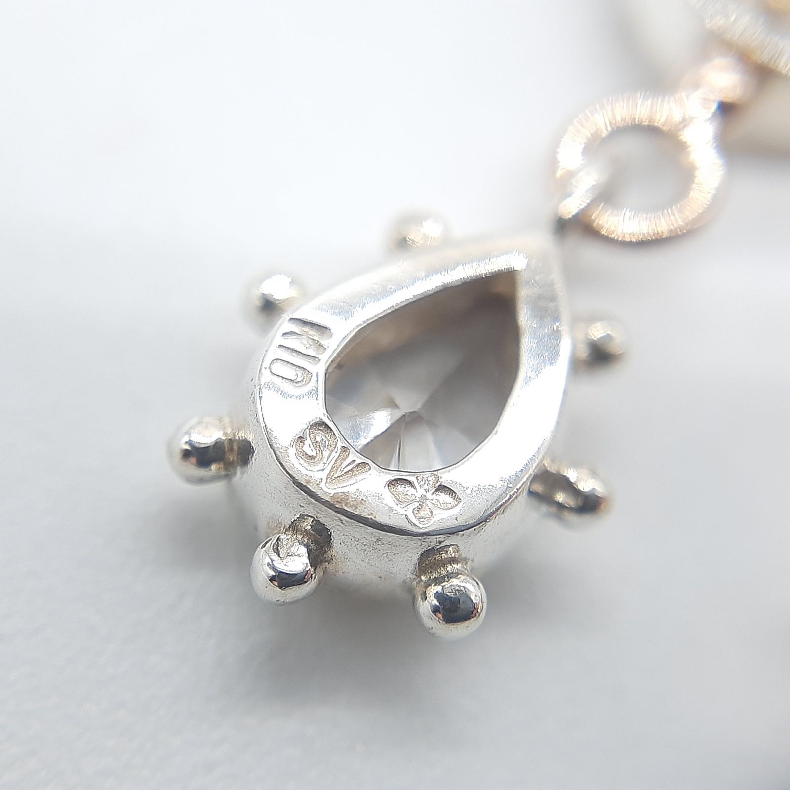 love&hate ラブアンドヘイト シルバーピアス LOVE＆HATE ラブアンドヘイト ピアス SILVER 925 K10 ジルコニア