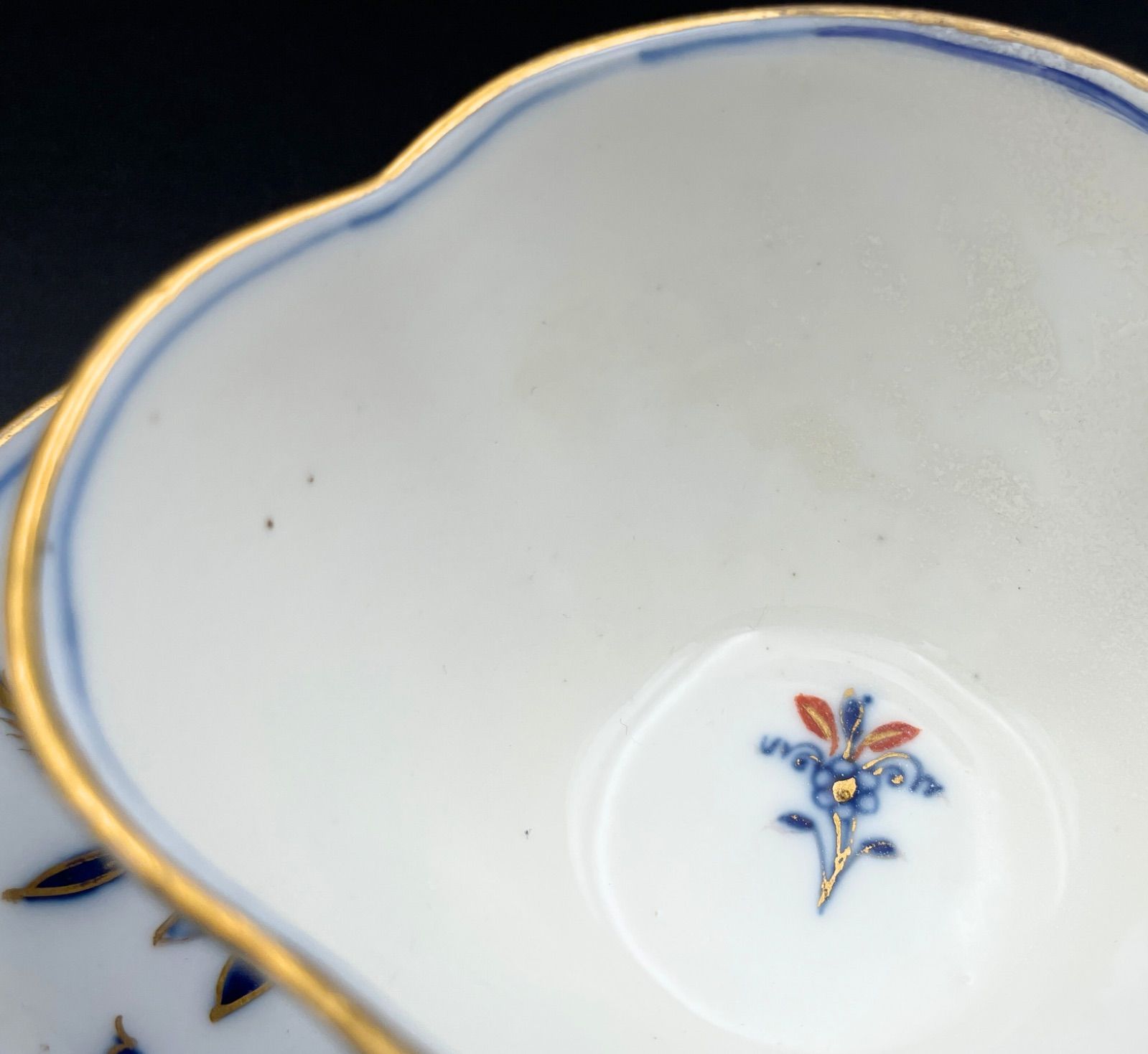 Meissenマイセン/※会員限定品 1級品 極稀少　猪口４口　日本酒　　花 Meissenマイセン/※会員限定品 1級品 極稀少 猪口4口 日本酒 花