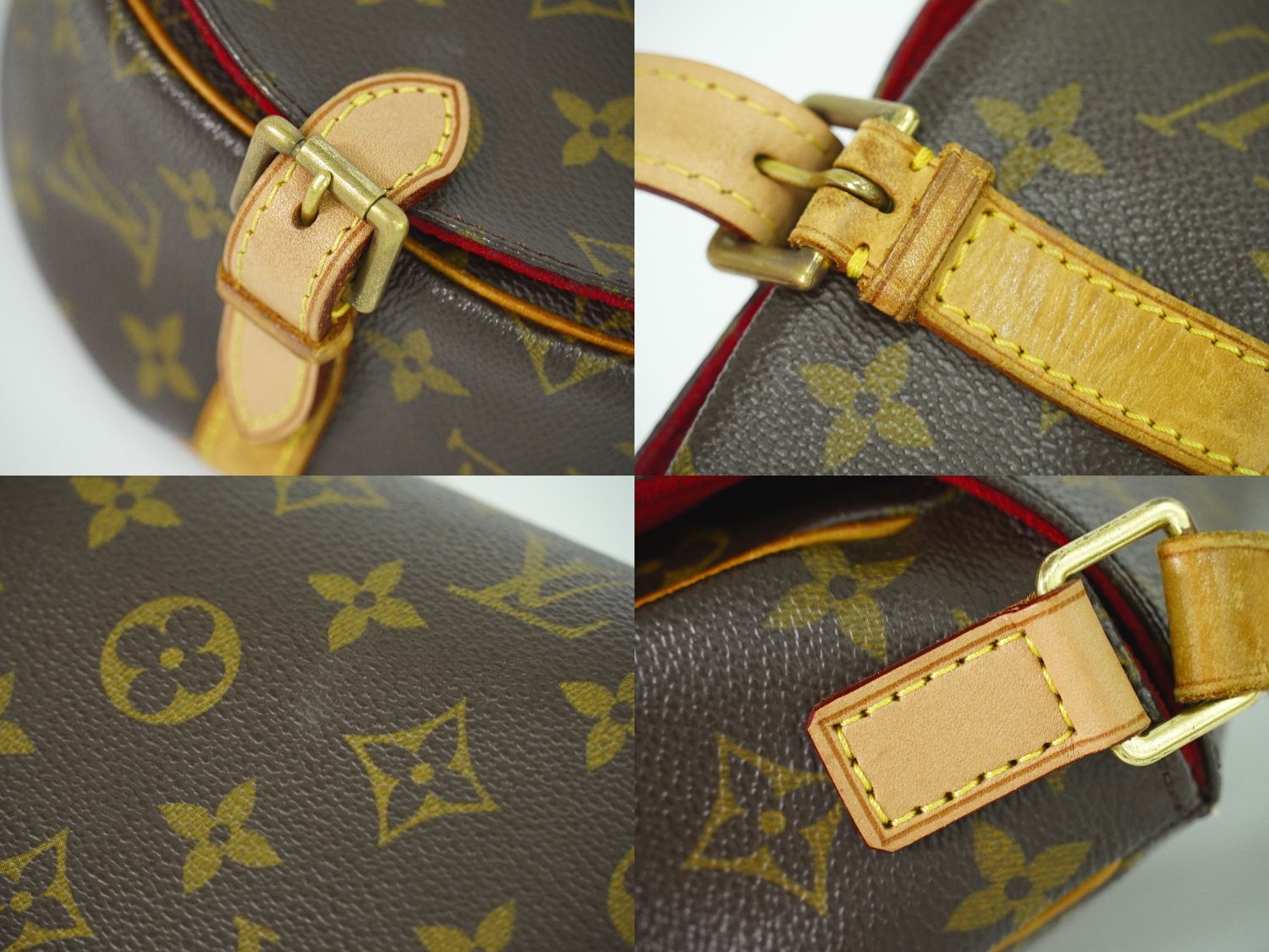 本物 ルイヴィトン LOUIS VUITTON LV タンブラン モノグラム ショルダーバッグ ポシェット ブラウン M51179 Tambourin  ビトン バッグ 中古 【フォロー割】 - メルカリ