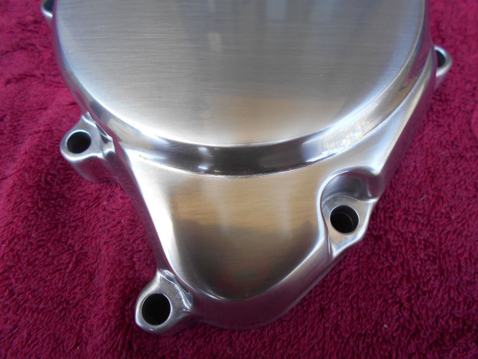 CBX400F スターターカバー 当時物 純正風ヘアライン仕上げ 再生品