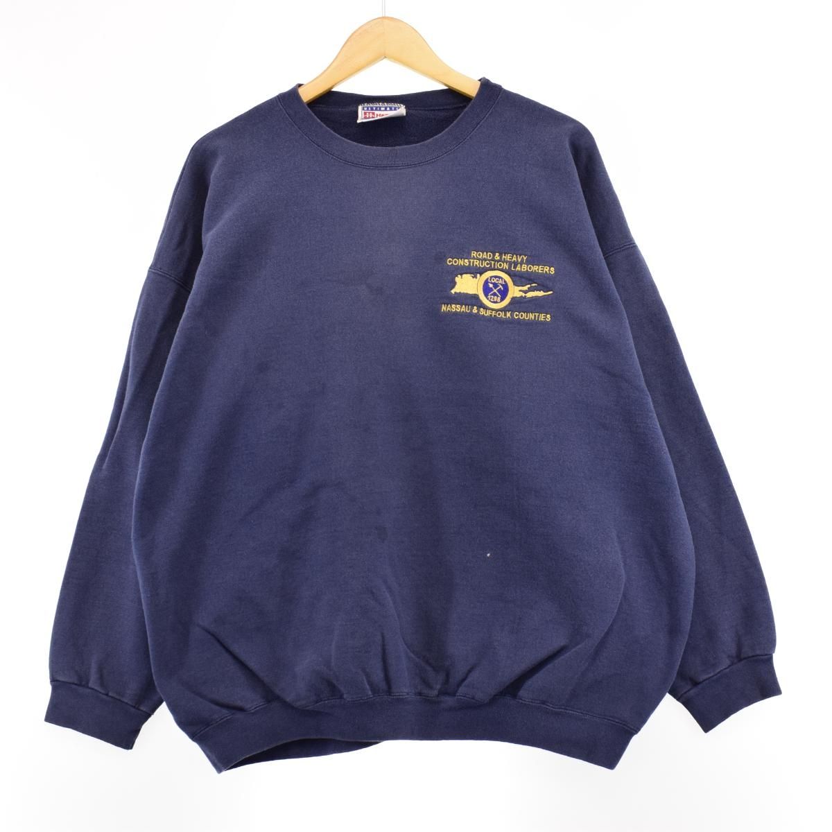 古着 90年代 ヘインズ Hanes ULTIMATE COTTON 刺繍 スウェットシャツ トレーナー メンズXXL ヴィンテージ /eaa353458 【中古】/eaa353458