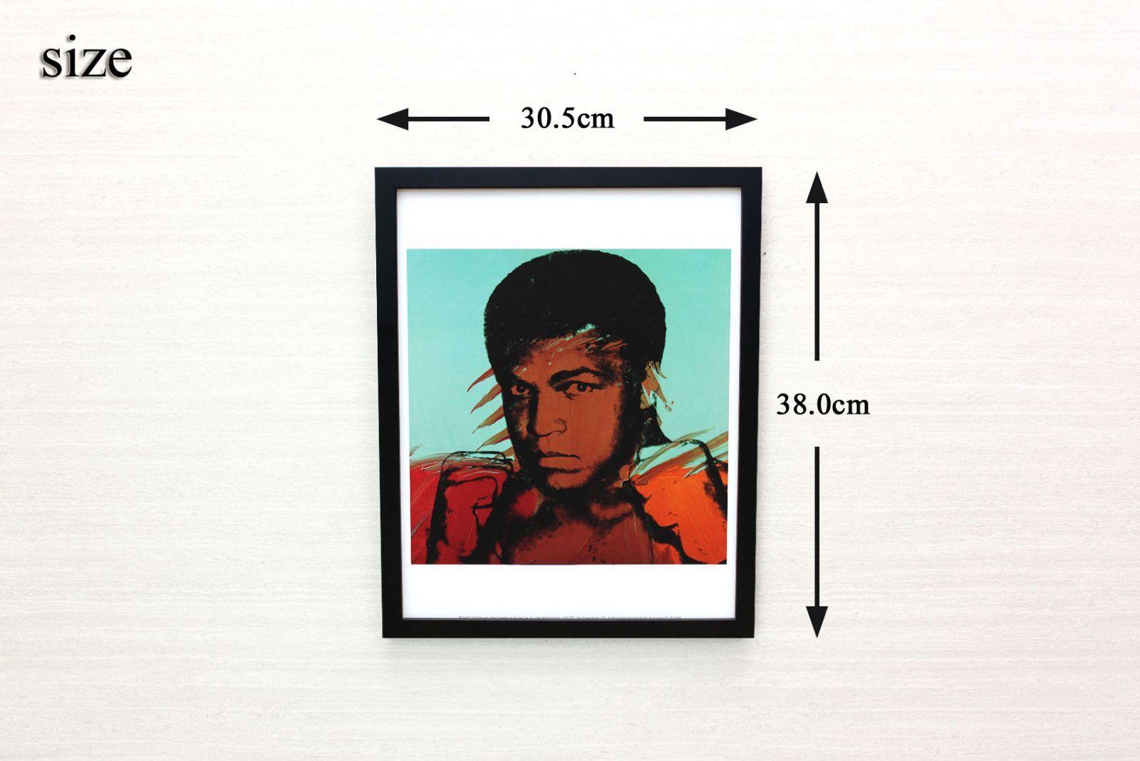 アンディ・ウォーホル「モハメド・アリ/Muhammad Ali,c 1977」展示用