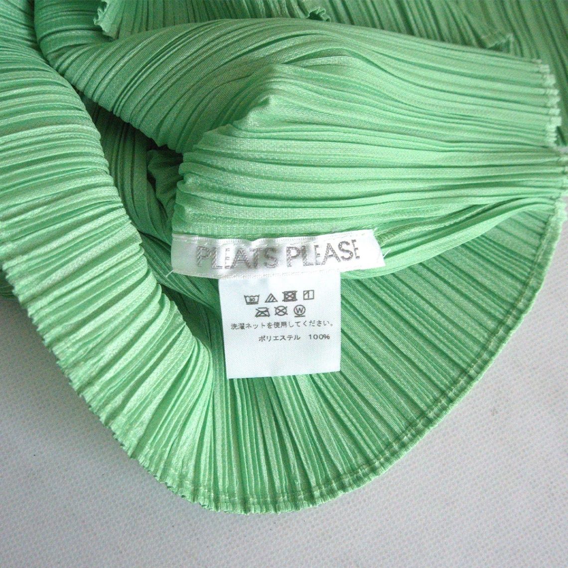 極美品】PLEATS PLEASE プリーツプリーズ カットソー グリーン