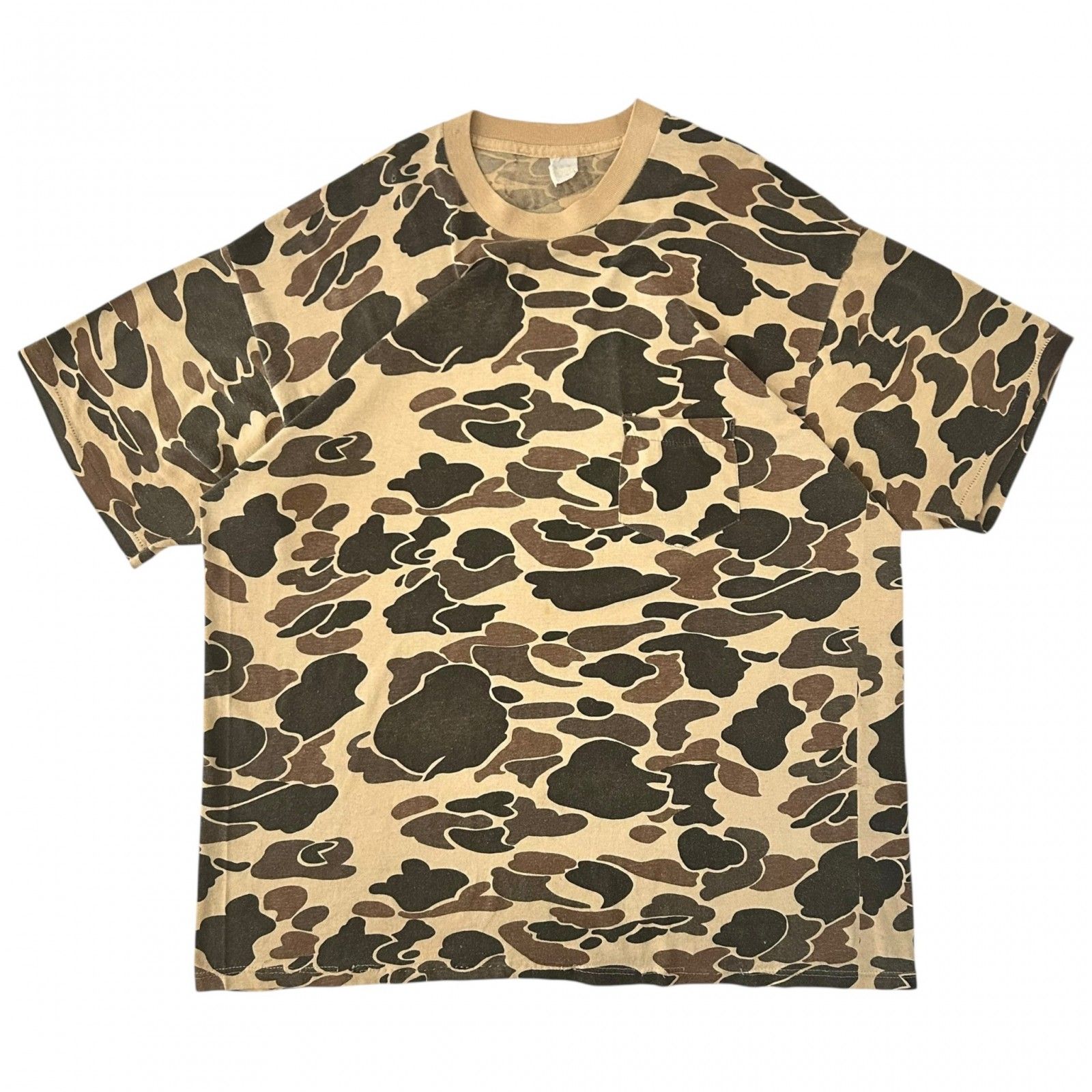 80s USA製 ダックハンターカモ Tシャツ 迷彩 シングルステッチ