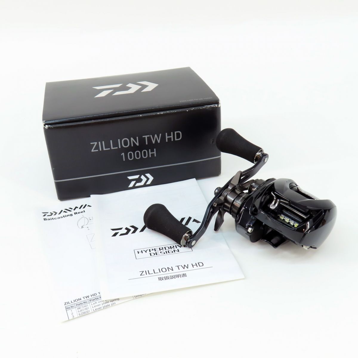 DAIWA ダイワ 22 ZILLION ジリオン TW HD 1000H 00630130 右ハンドル ベイトリール ※中古 - メルカリ