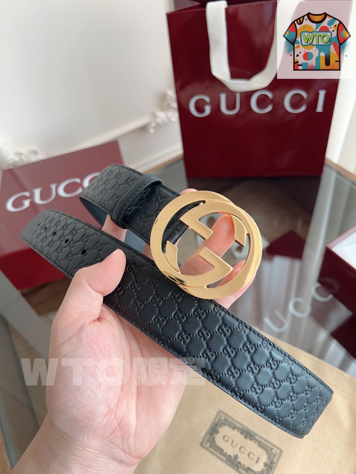 今日WTO】Gucci PVC Surface ハイクオリティベルト-JA95 - メルカリ