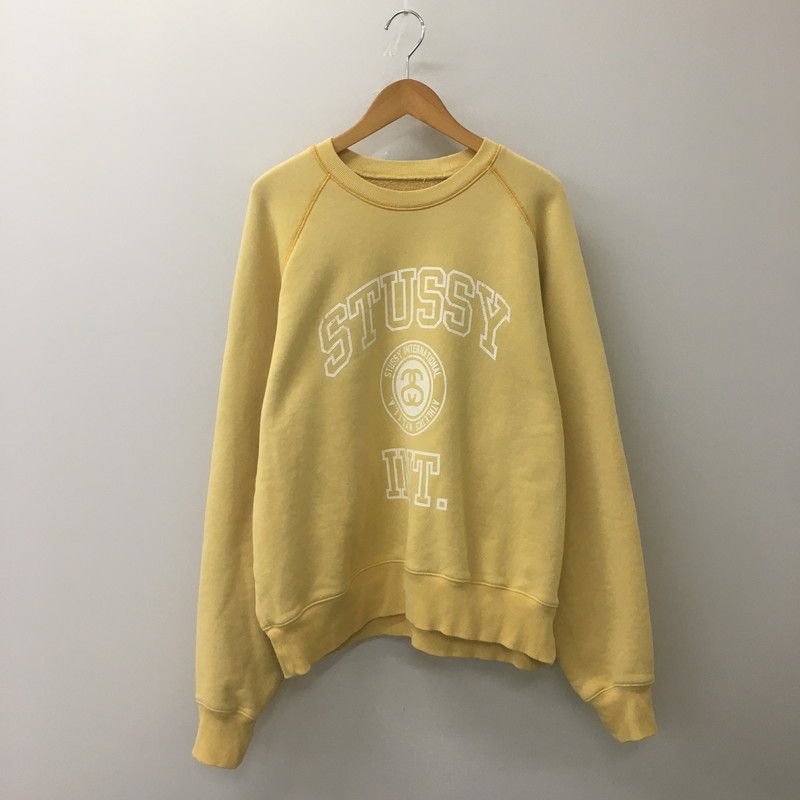 STUSSY ステューシー OVERLOCK VARSITY RAGLAN CREW 118564 オーバーロック バーシティー ラグランクルー トップス スウェット トレーナー 142-250608-kk-24-tei