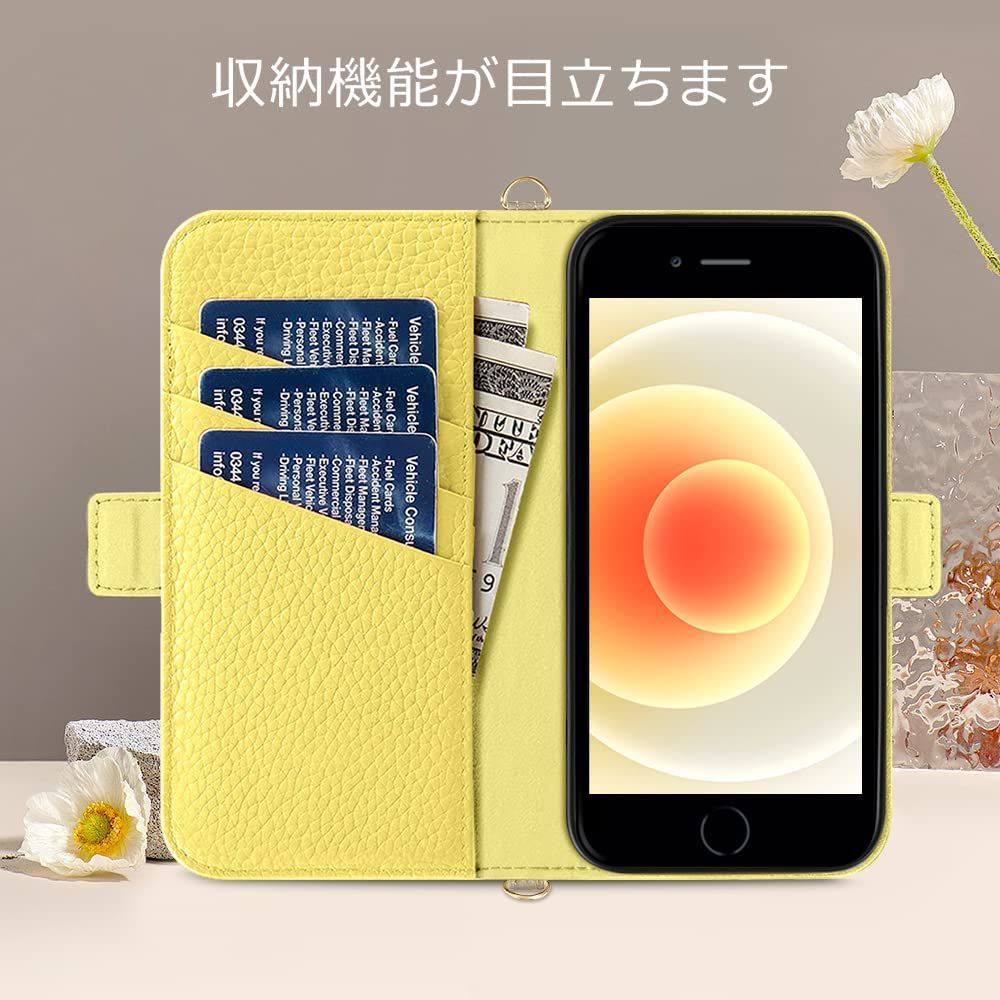 MAGICASE for iPhone SE ケース 手帳型 第2世代 第3世代 ショルダー