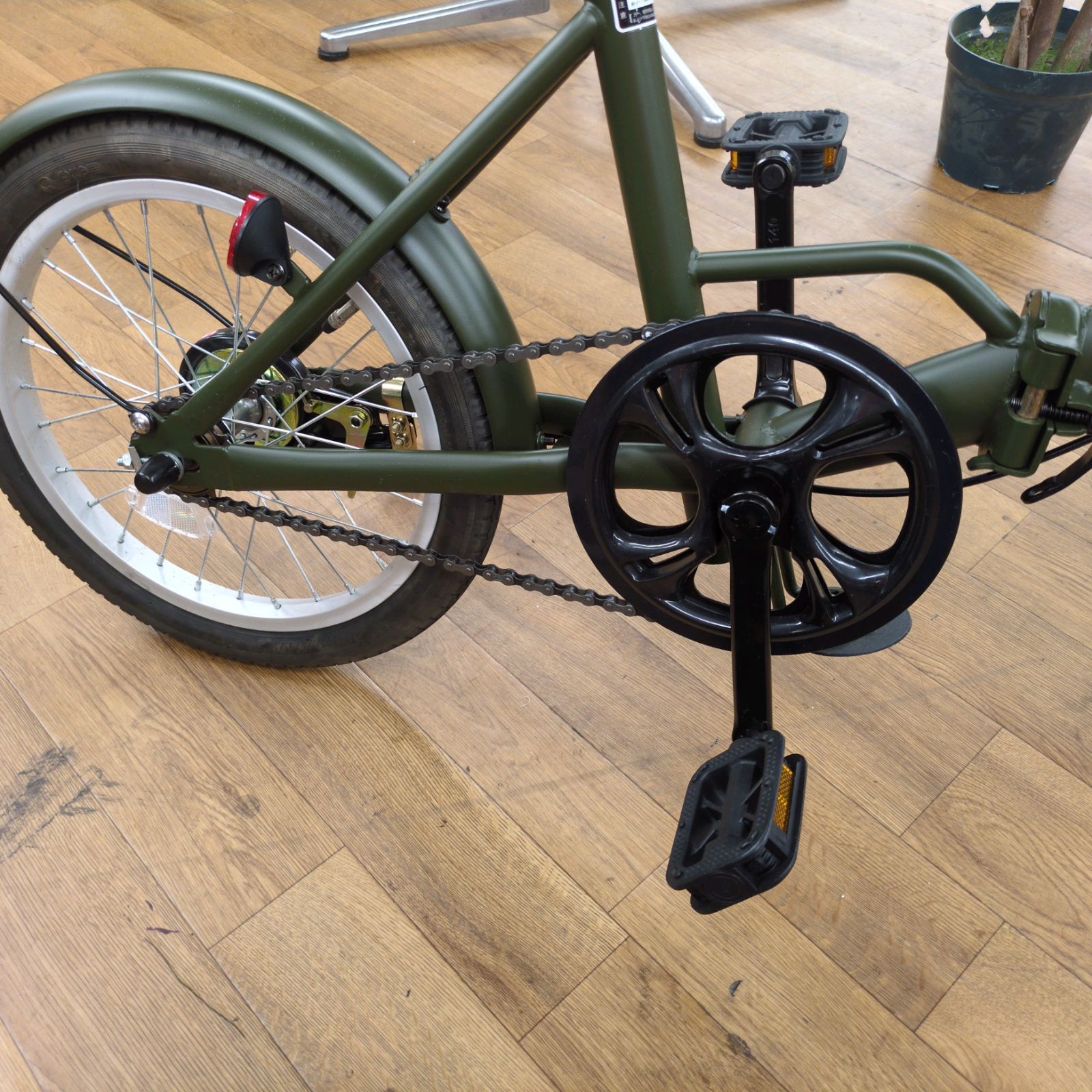 J265 ☆若干小キズ有り☆折りたたみ自転車☆THREE STONE☆16インチ