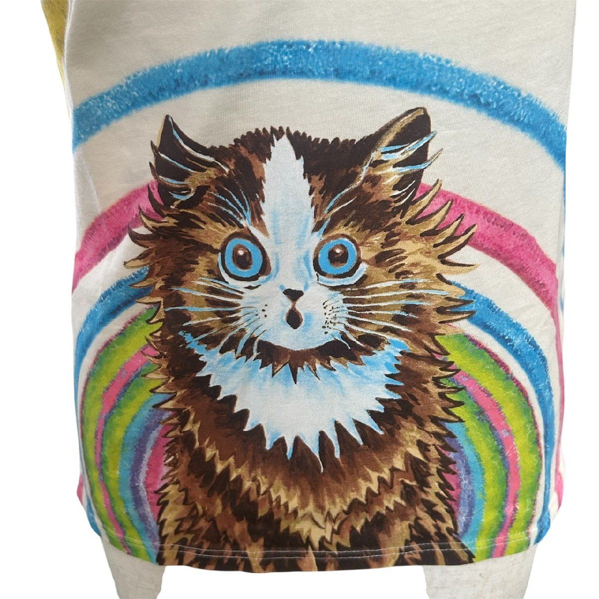 GUCCI/グッチ ルイ・ウェイン 虹の中の猫 Tシャツ チルドレン サイズ 