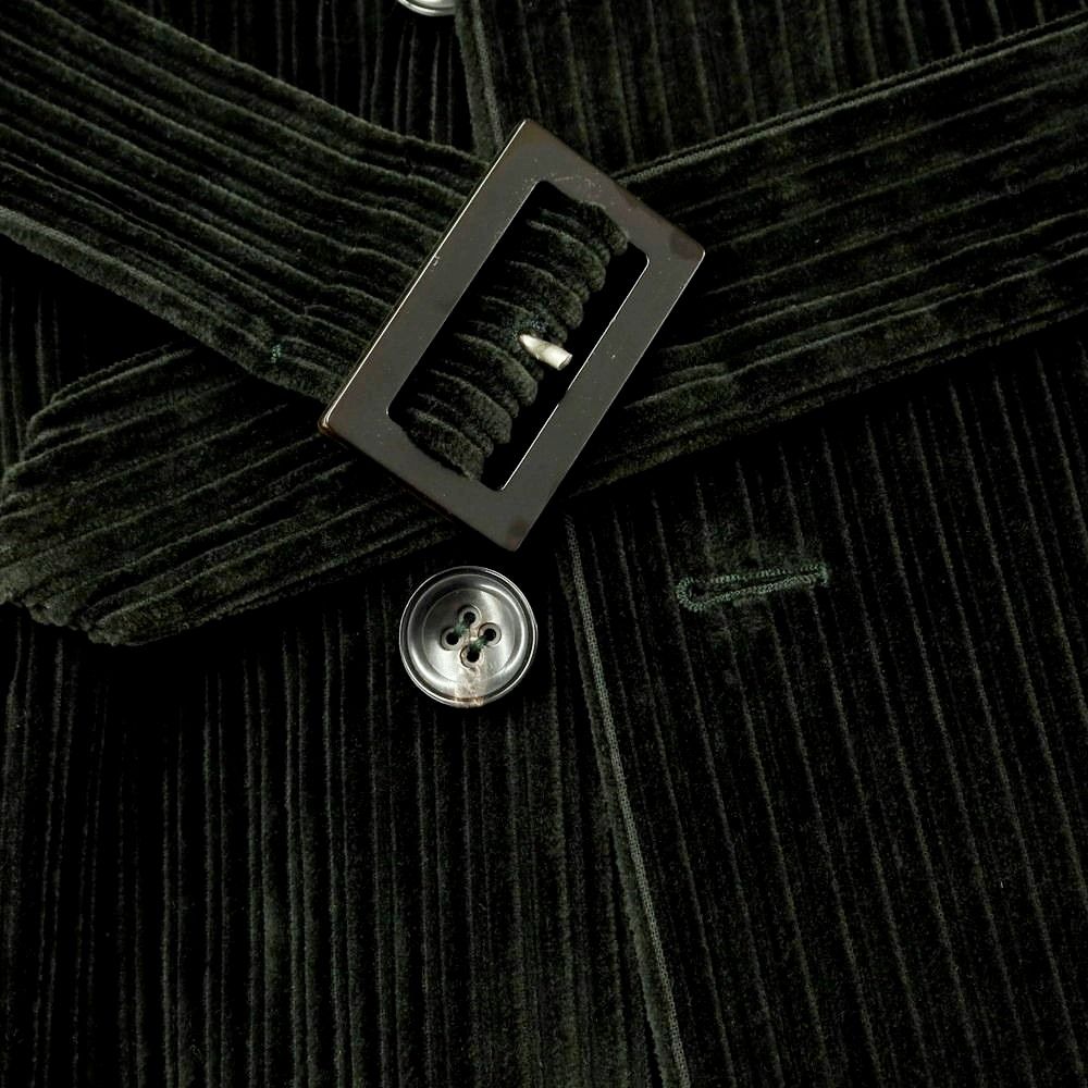 新品】イーヴォ Hevo コーデュロイ ダブルブレストコート ダーク