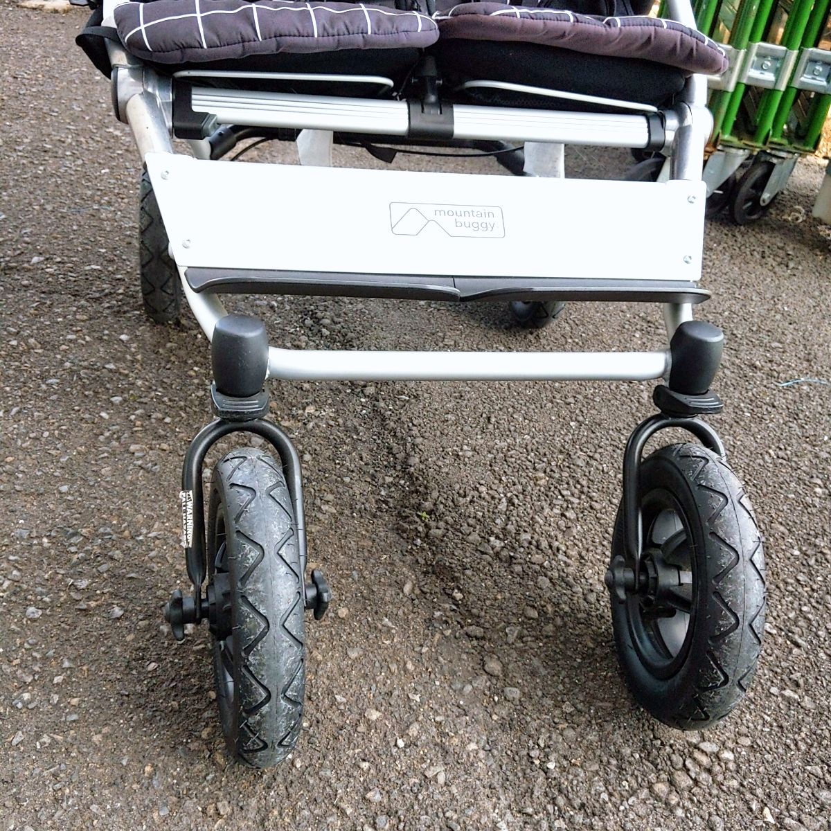 中古品】マウンテンバギー デュエット 双子ベビーカー 2人乗りバギー〇 