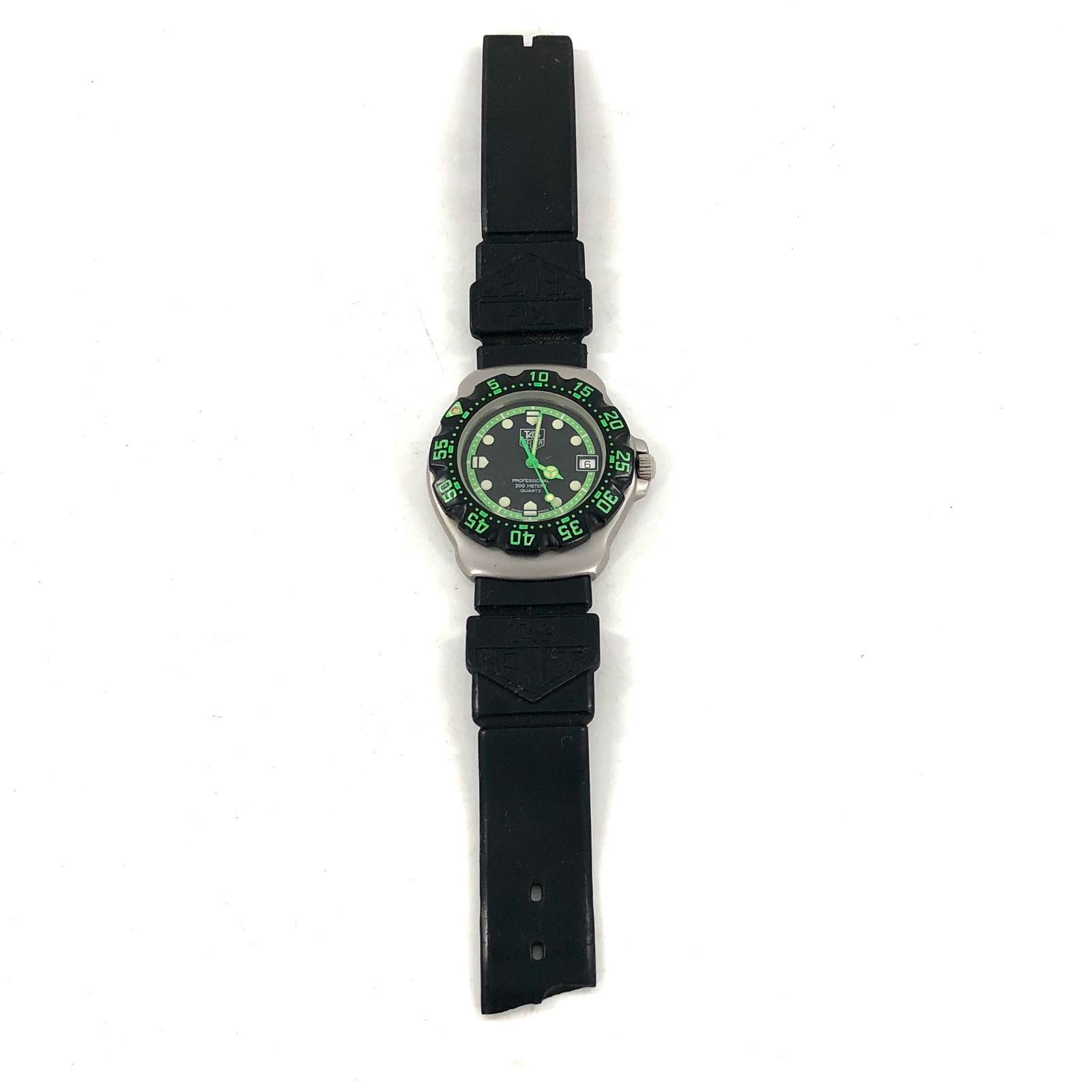 TAGHeuer タグホイヤー フォーミュラ1 200m 375.513 黒文字盤 稼働品 