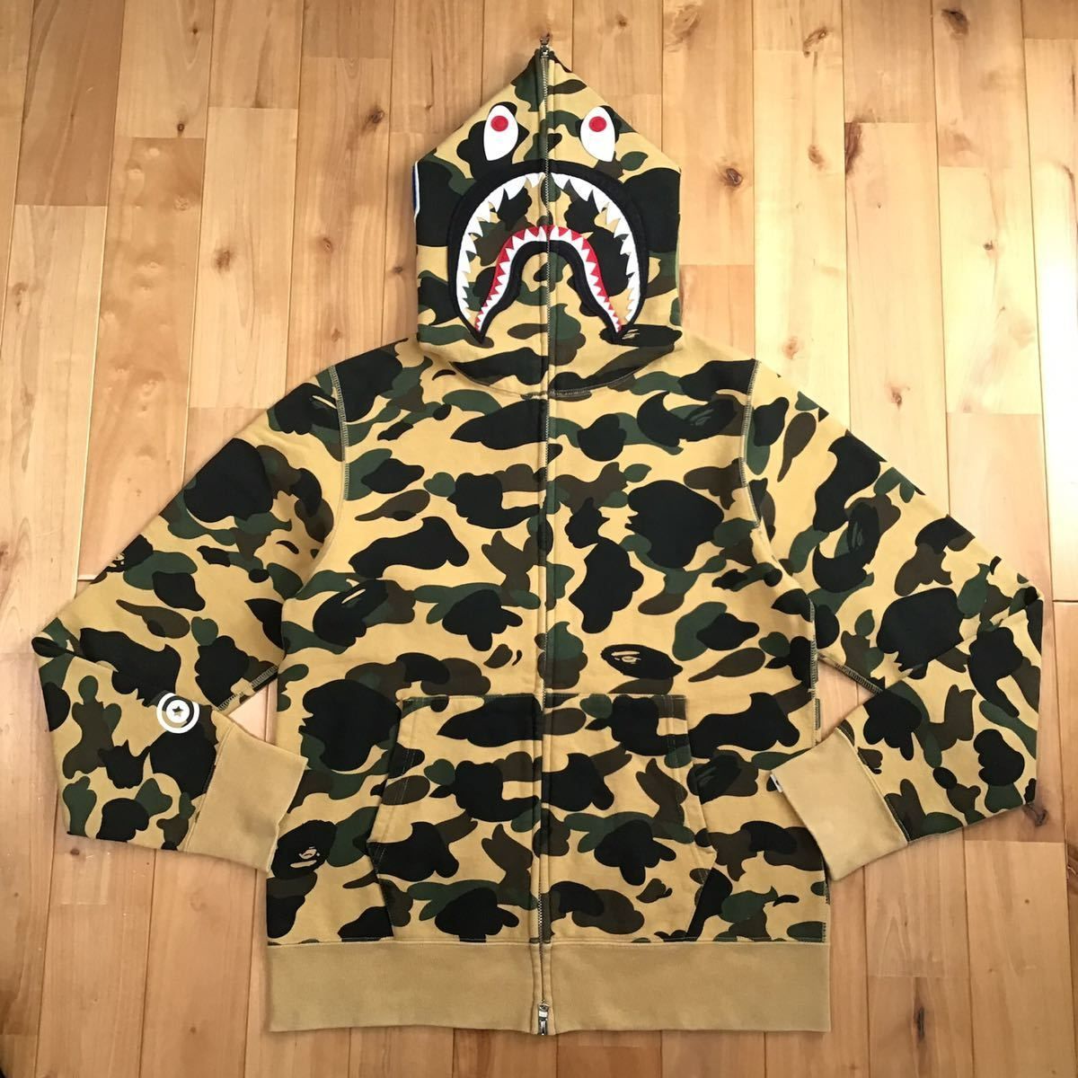 BATHING APE エイプ シャークパーカー M