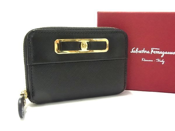 □新品□未使用□ Salvatore Ferragamo フェラガモ KB-22C128 ヴァラ