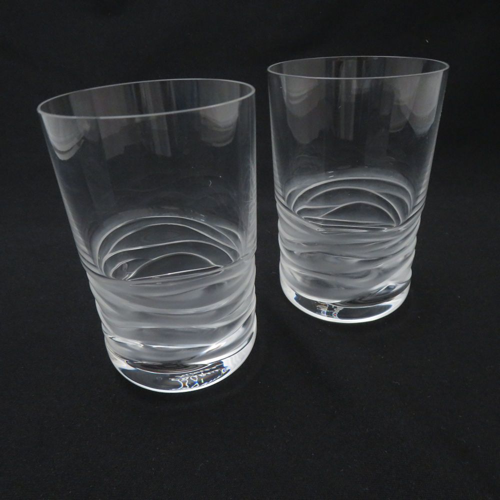 LALIQUE ラリック グラス 2点 ペア タンブラー