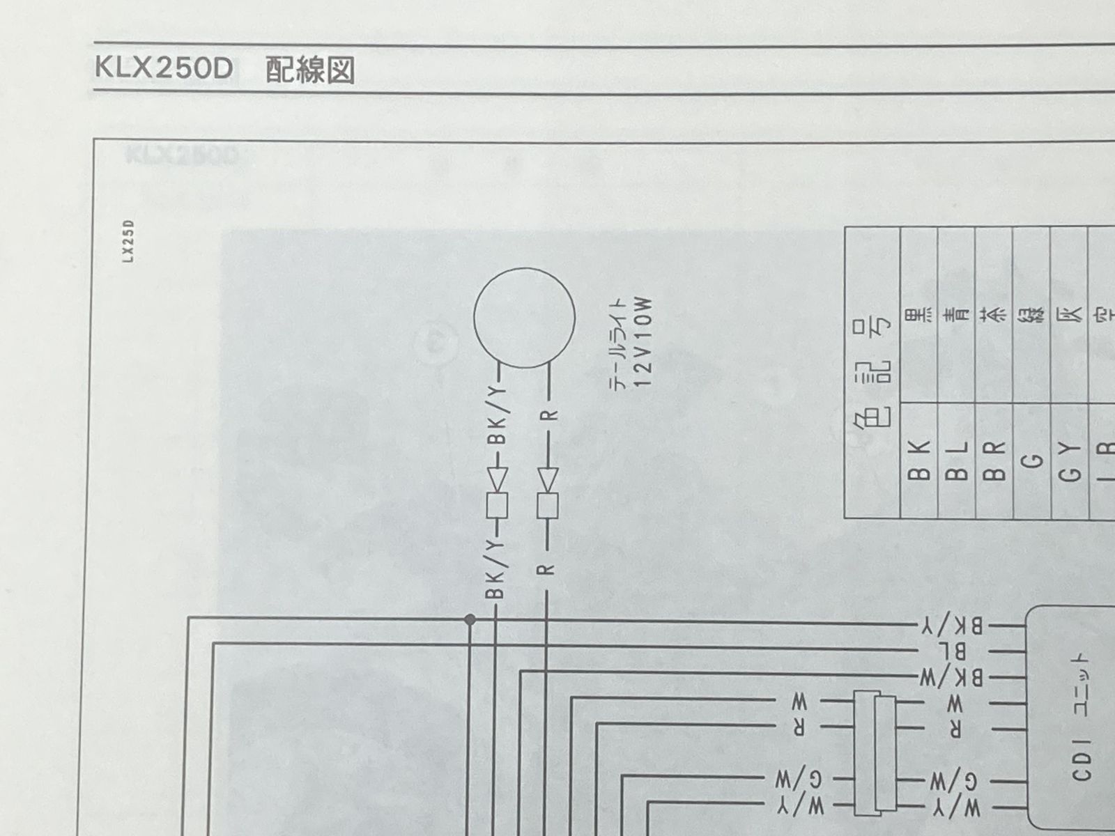 KLX250SR KLX250R サービスマニュアル 1版 カワサキ 正規 中古 バイク