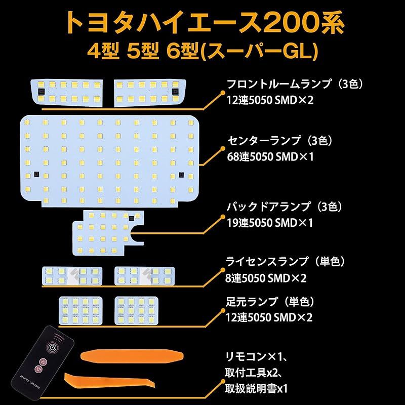3色切り替え レジアスエース200系