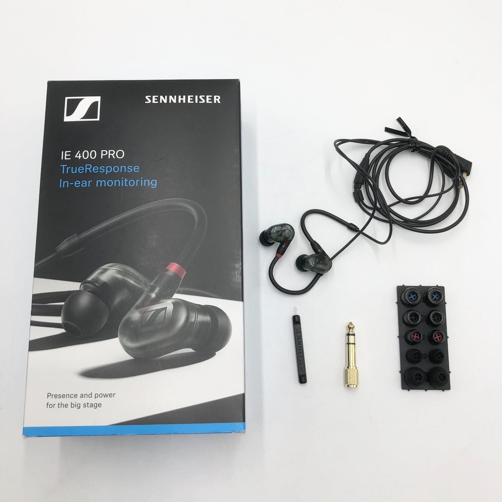 左イヤホンのみ】SENNHEISER IE 400 PRO（クリスタル