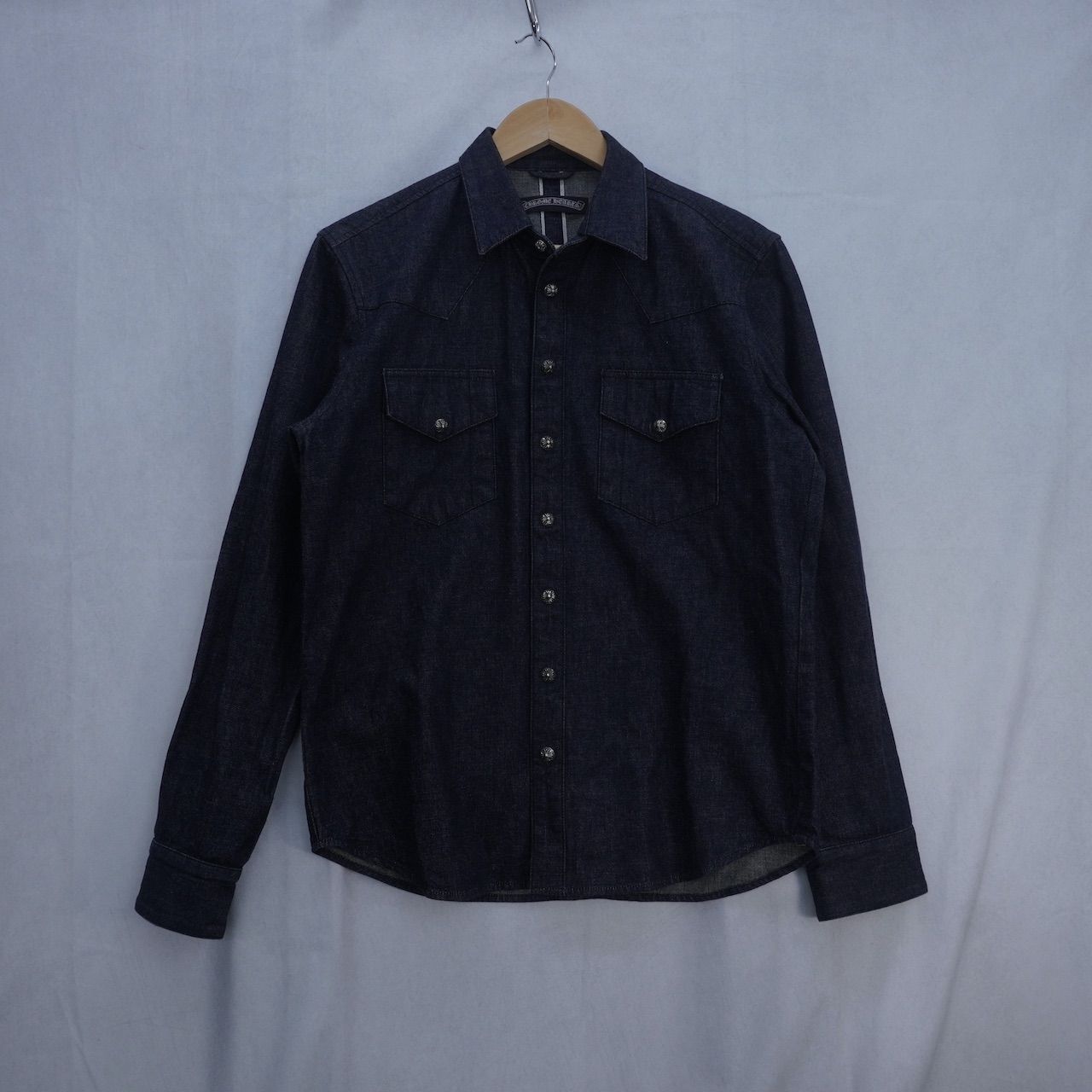 90s〜00s CHROME HEARTS デニムウエスタンシャツ - メルカリ