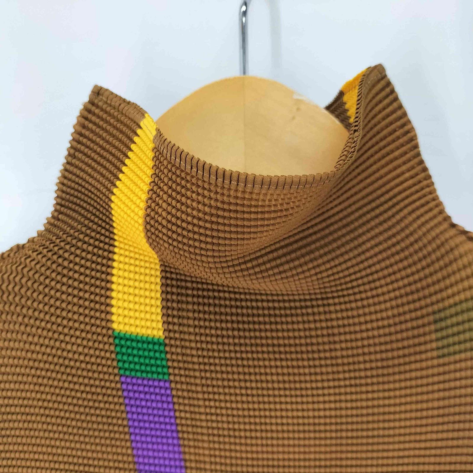イッセイミヤケミー ISSEY MIYAKE me ボックスプリーツ プリント
