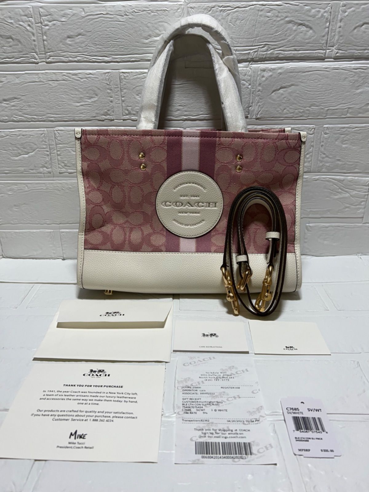 新品 未使用 COACH コーチ レディース トートバッグ ショルダーバッグ