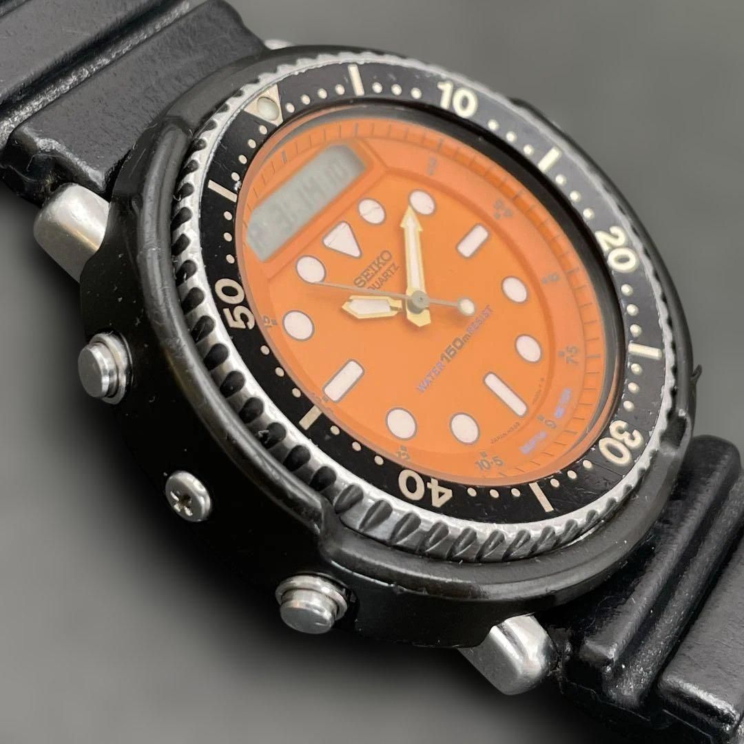 SEIKO セイコー ハイブリッドダイバー H558-5000 アナデジ 腕時計 SEIKO セイコーハイブリッドダイバー H558-5000 アーニー