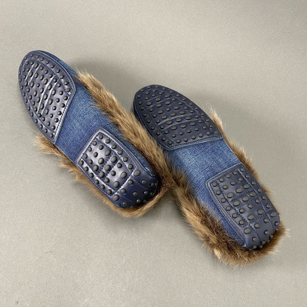 7i10 《美品》 TOD'S トッズ イタリア製 ローファー モカシン