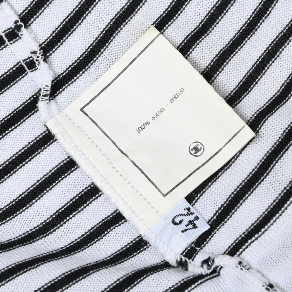 CHANEL ココマーク刺繍 ボーダー ニット Tシャツ - メルカリ