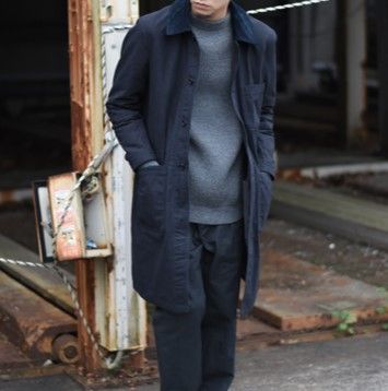 un/unbient アン 日本製 含浸ステンカラーワークコート unbient coat