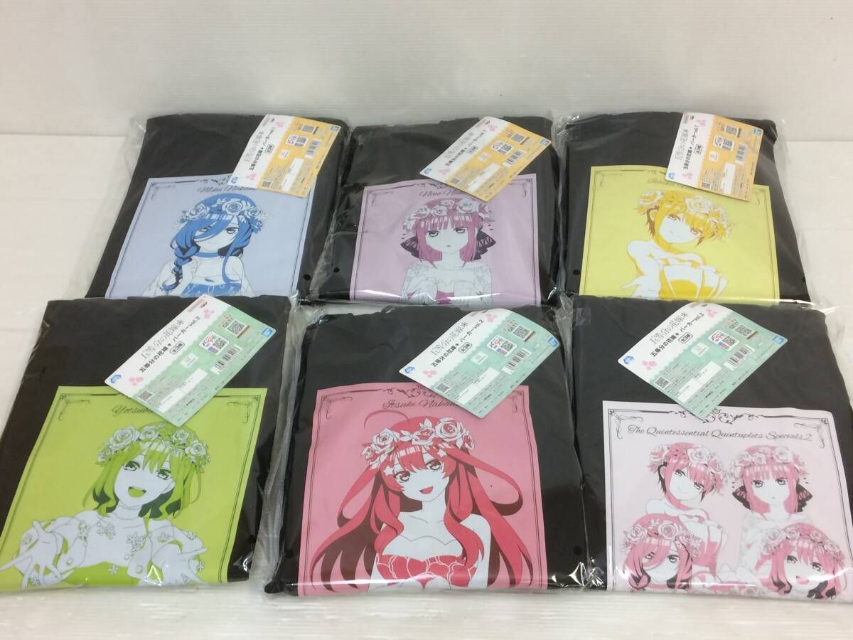 五等分の花嫁* パーカー vol.1 vol.2 まとめ ブラック フリーサイズ smbfig084721