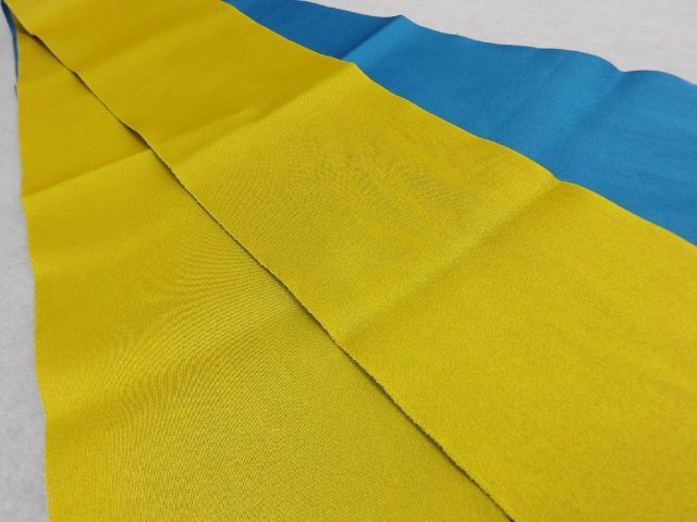 素敵な帯 まあな様 名古屋帯 型染め 藍染 蝶々 紬 素敵なデザイン 九寸 T-6907