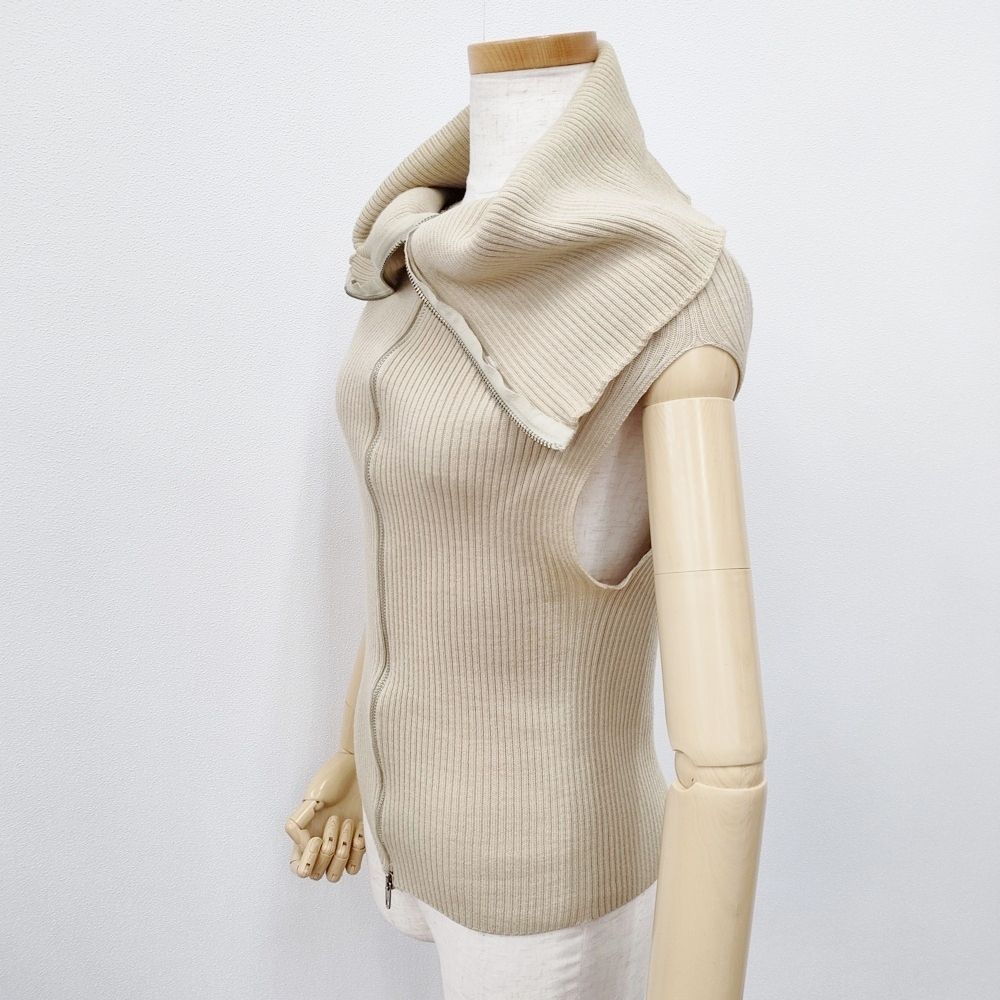 MARTIN MARGIELA 平面期 アーティザナル ドライバーズニット 白